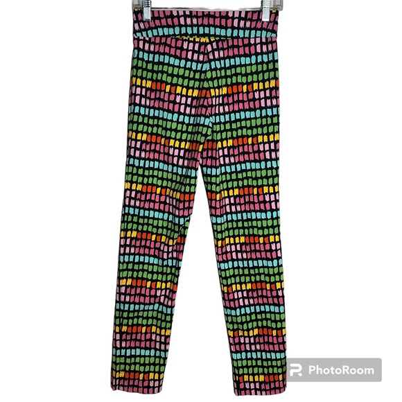 Krazy Larry Pants - Krazy Larry Colorful Block Slip On Trousers